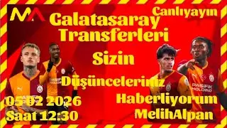 Galatasaray transferleri sizin düşünceleriniz 05 02 2026 #canlıyayın