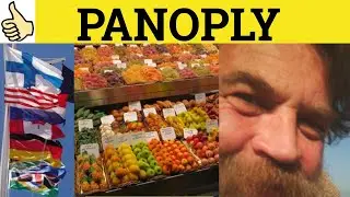 🔵 Panoply Defined - Panoply Meaning - Panoply Examples - Panoply Definition - GRE 3500 Vocabulary