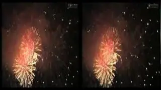 [3D Video / 3D映像]  Fireworks Symphony / 諏訪湖花火大会より