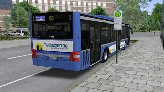 OMSI 2 München Im  Solo  vom Nordbad  München nach Arabellapark   Bus Simulator