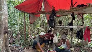 SUASANA CAMPING DIHUTAN SAMBIL MANCING DAN BERBURU