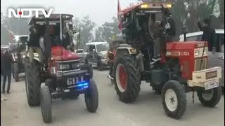 Farmers' Tractor Rally Allowed On 3 Routes; 3,000 Volunteers On Duty
