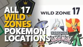 All Wild Zones 17 Pokemon Locations Pokemon Legends Z-A