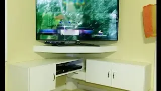 DIY - CORNER TV STAND