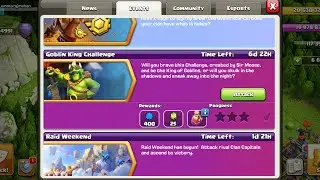 clash of clans goblin king challenge coc july challenge clash of clans challenge #coc #clashofclans