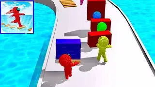 Sandman Shortcut Race: 3D Run Gameplay All Levels 1-4 (iOS/Android)