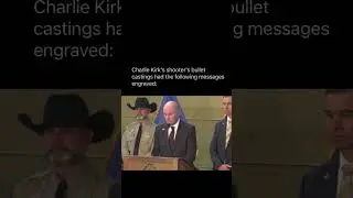 Charlie Kirk&rsquo;s shooter&rsquo;s bullet casings had the following messages engraved #news #charliekirk