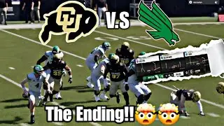 HE THOUGHT HE HAD ME North Texas vs Colorado NCAA25 THE ENDING!!!