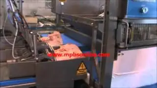 Butcher Boy BB80AB Automated Meat Bandsaw Frozen Ham Demo   323 268 8514