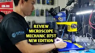 UNBOXING DAN REVIEW MICROSCOPE MECHANIC D75T NEW EDITION