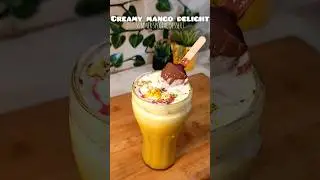 Creamy mango delight recipe.. 🤤🥭#cookingvideo#ytshorts#summerspecialrecipe#mangorecipe