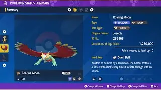 Roaring Moon (Attacker) - 7 Star Mewtwo Raid - 3 Player - Pokemon Scarlet/Violet