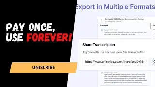 Uniscribe Review: AI-Powered Transcription & Subtitle Tool | AppSumo Deal