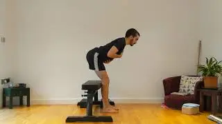 Bench-behind-calves Hinge Drill— Nick-E.com Exercise Library