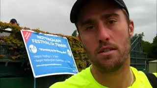 Steve Johnson wins the men's Aegon Nottingham Challenge 2013