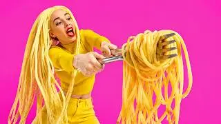 IF FOOD WERE PEOPLE || Crazy DIY Hacks And Tricks For Real Foodies by 123 Go! GENIUS