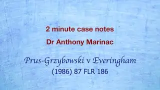 Prus-Grzybowski v Everingham (Waiving client privilege)
