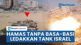 Detik-detik Al-Qassam Gerilya, Hancurkan Tank Merkava Israel Pakai Peluru Yassin 105 hingga Meledak