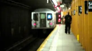 R42 A Train Leaving 145 St