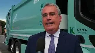 Taranto, arriva il primo autocompattatore 100% elettrico per la raccolta dei rifiuti