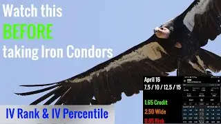 Watch this BEFORE taking Iron Condors in 2021! (IV Rank and Percentile)