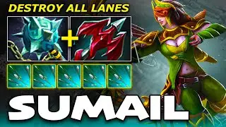 Sumail WINDRANGER [S-Tier MID 7.35d] - Full Match Dota Class