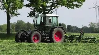 GRAS SCHUDDEN FENDT F 395 GT MET KRONE SCHUDDER