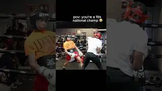 He&rsquo;s Clean With It 😮&zwj;💨 #boxing #shorts