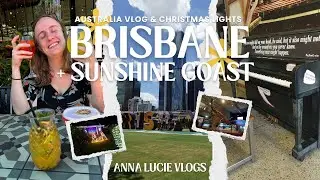 Brisbane Day Trip Vlog 🇦🇺 | Queensland Museum and Sunshine Coast Christmas Lights