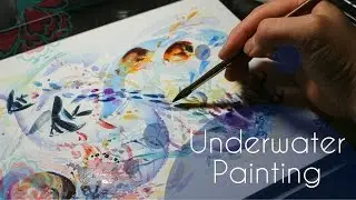 Watercolor Study: Underwater Fishies