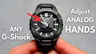 How to Adjust Hands on a G-Shock watch ( 2 Different Ways)