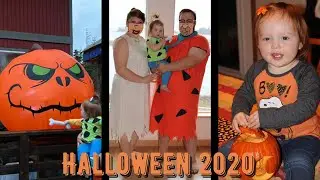 Alaskan Halloween 2020 | Pumpkin Carving | Homemade Flintstones Costumes | Weekly Vlog