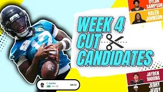 Week 4 Fantasy Football Drop Candidates | Cut These Early Busts (2025)