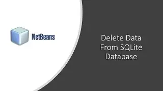 How to Delete Data in the SQLite Database Java Netbeans Part 6 #Java #SQLite #NetBeans #2020