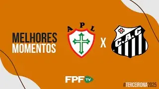 MELHORES MOMENTOS | PORTUGUESA LONDRINENSE 1X3 CAMB&Eacute; | TERCEIRONA - RODADA 1