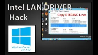 How to Install ONBOARD Intel LAN Drivers for Windows Server 2012 + Server 2016