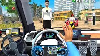 New Taxi Driver Vs Crazy Pedestrians - Taxi Simulator 2025 - Car Game Android Gameplay