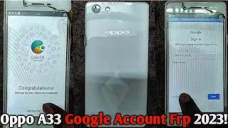 Oppo A33 Google Account Frp Bypass Latest Trick 2023| Oppo Old Model Frp Bypass Without PC Technique