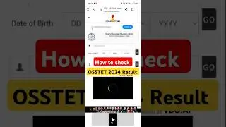 How to check OSSTET Result 2024