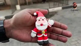 How to Make an EASY Clay Santa (Step-by-Step!) #clayart #christmas #holiday #claycraft #clay