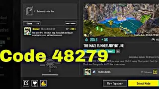The Maze Runner Adventure | 48279 | wow mode | #bgmi #wowmode #tricks #pubgmobile 