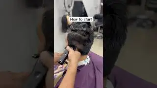 How to start a hair cut | 1.5 attachment | mens hair cutting #saddamhairstudio #trending #shorts