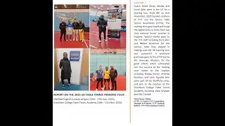 2025 UK T.T. TRAINING TOUR _ DAVID SENYO & ISRAEL AKLIE