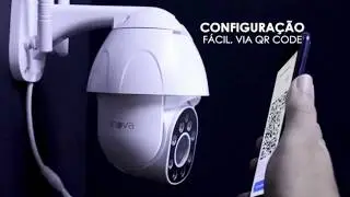 C&acirc;mera De Seguran&ccedil;a Ptz Full Hd Wifi Mini Speed Dome Externa