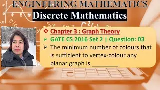 GATE CS 2016 Set 2 | Question: 03 The minimum number of colours that is sufficient to vertex-colour
