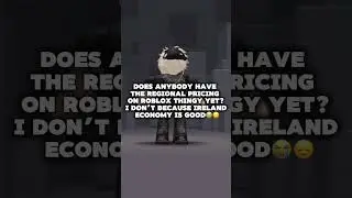 Regional pricing on Roblox ￼