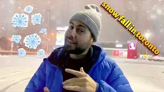 Winter Snow Storm In Toronto Canada 2020