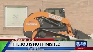 Frigid temperatures put a delay on snow, ice removal in Winchester