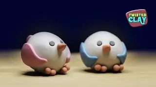 Birds Clay modelling | Twisted Clay | #Twistedclay #claymodelling