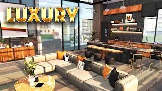 I built a LUXURY BACHELOR PENTHOUSE in The Sims 4 💎💰